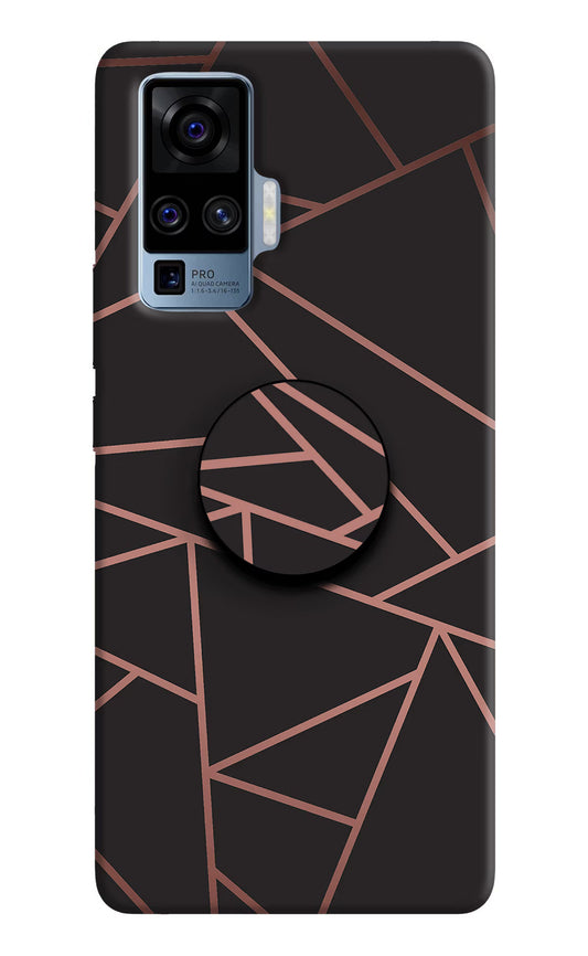 Geometric Pattern Vivo X50 Pro Pop Case by Casekaro