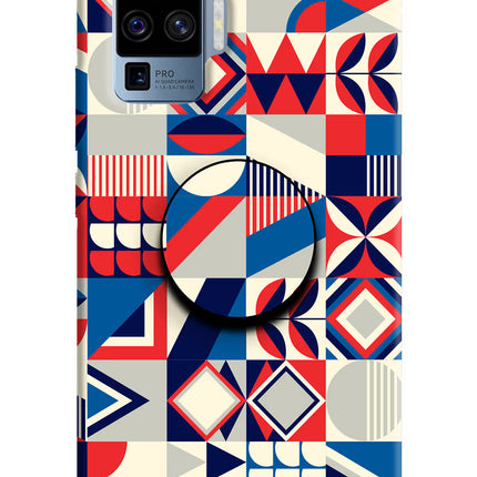 Colorful Pattern Vivo X50 Pro Pop Case by Casekaro