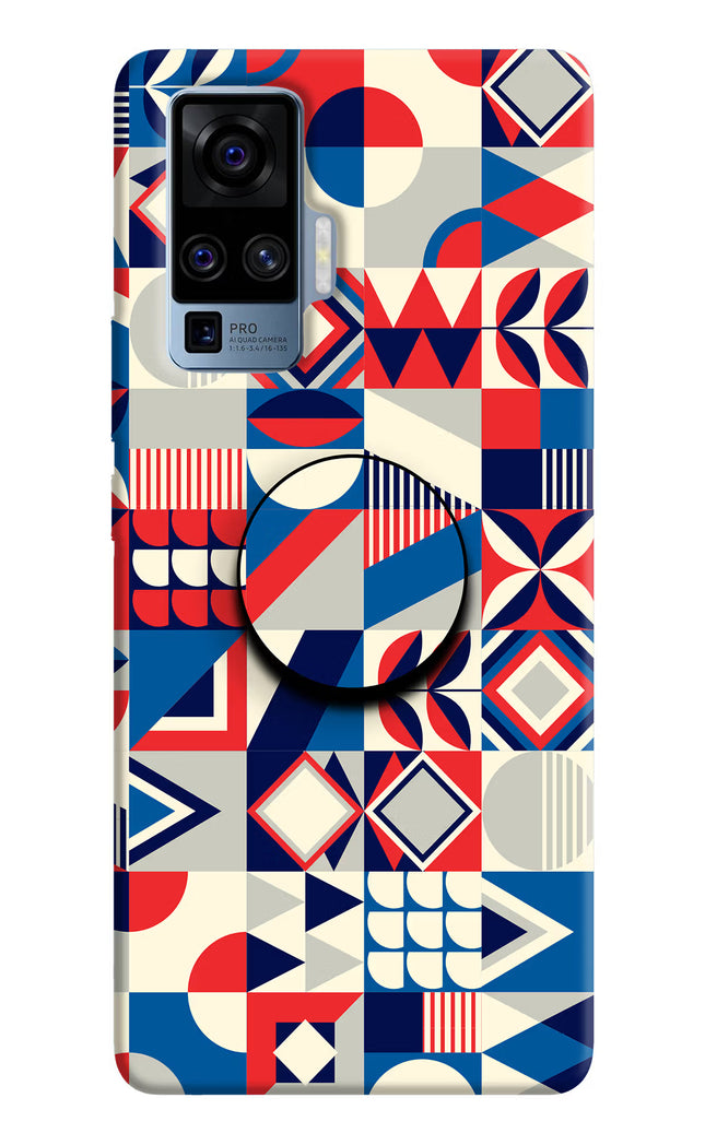 Colorful Pattern Vivo X50 Pro Pop Case by Casekaro