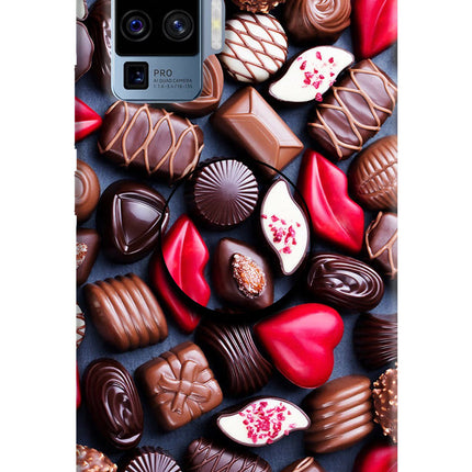 Chocolates Vivo X50 Pro Pop Case by Casekaro