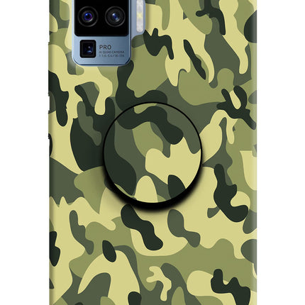 Camouflage Vivo X50 Pro Pop Case by Casekaro