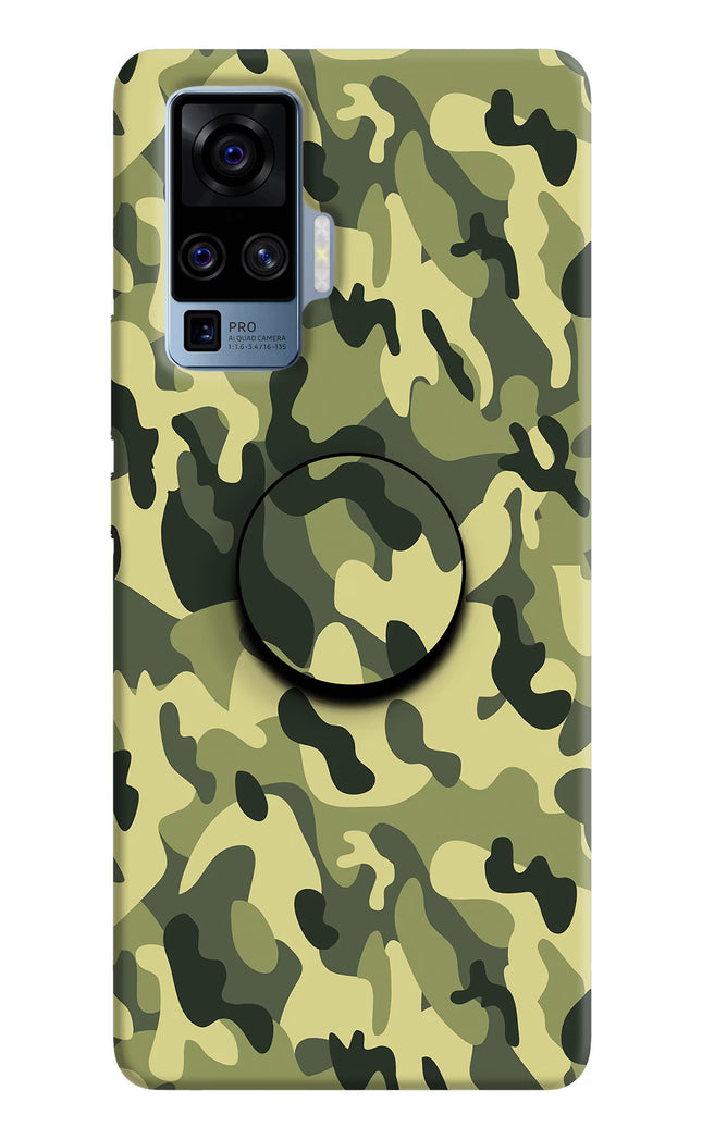 Camouflage Vivo X50 Pro Pop Case by Casekaro