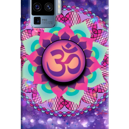 Om Purple Vivo X50 Pro Pop Case by Casekaro