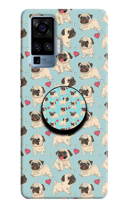 Pug Dog Vivo X50 Pro Pop Case by Casekaro