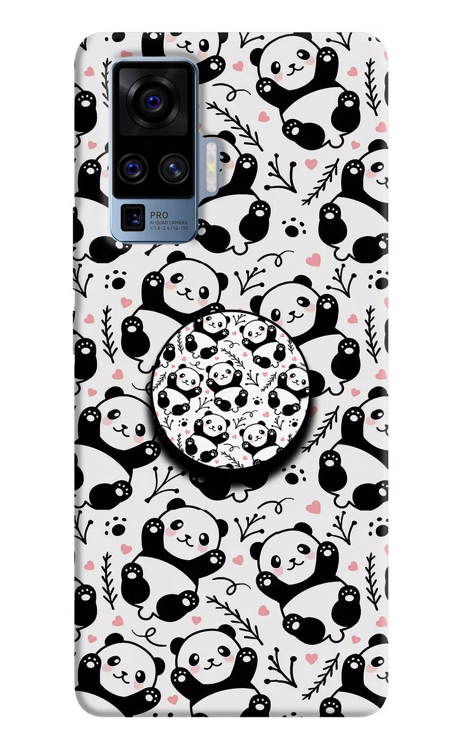 Cute Panda Vivo X50 Pro Pop Case, Hard case
