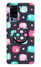 Baby Elephants Vivo X50 Pro Pop Case by Casekaro