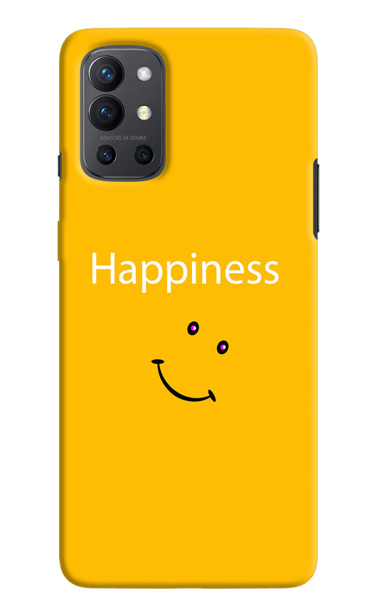 Happiness With Smiley Oneplus 9R Hard Case Back Cover by Casekaro