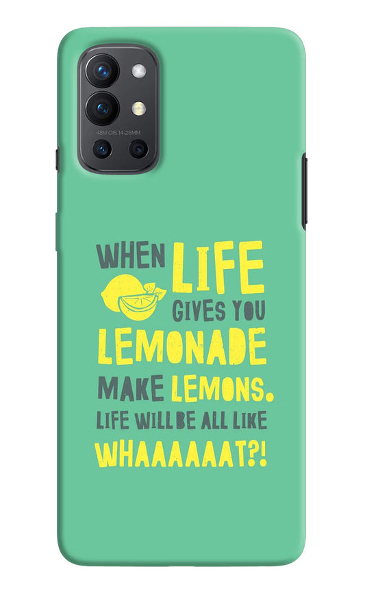 Quote Oneplus 9R Hard Case Back Cover by Casekaro