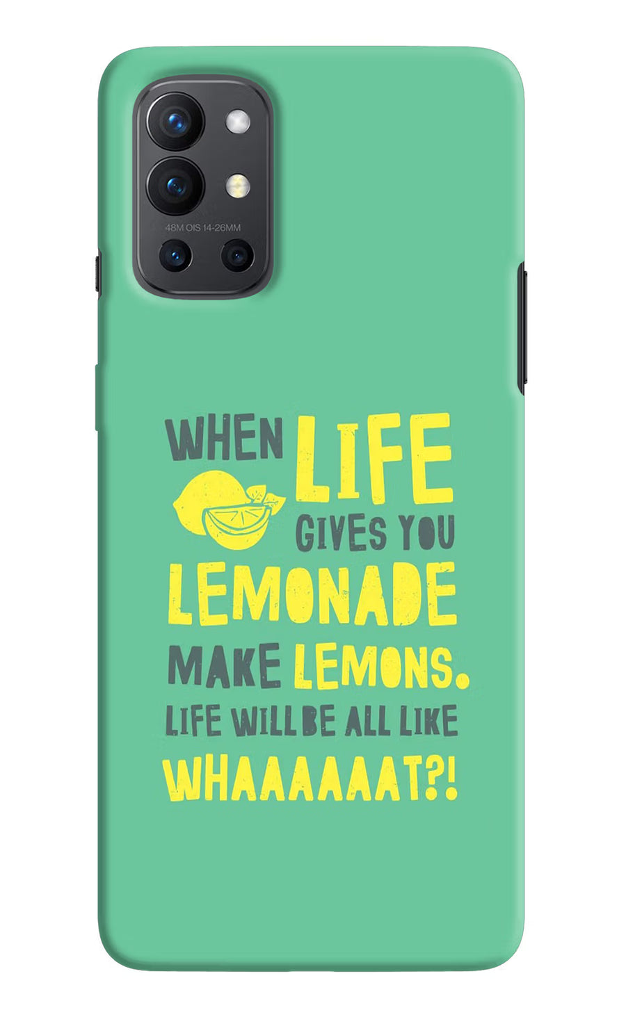 Quote Oneplus 9R Back Cover, Hard case