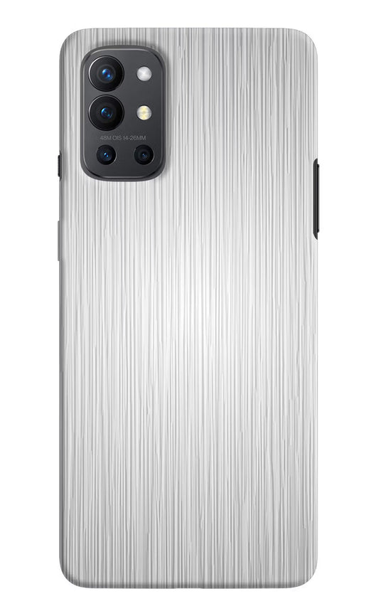 Wooden Grey Texture Oneplus 9R Hard Case Back Cover by Casekaro