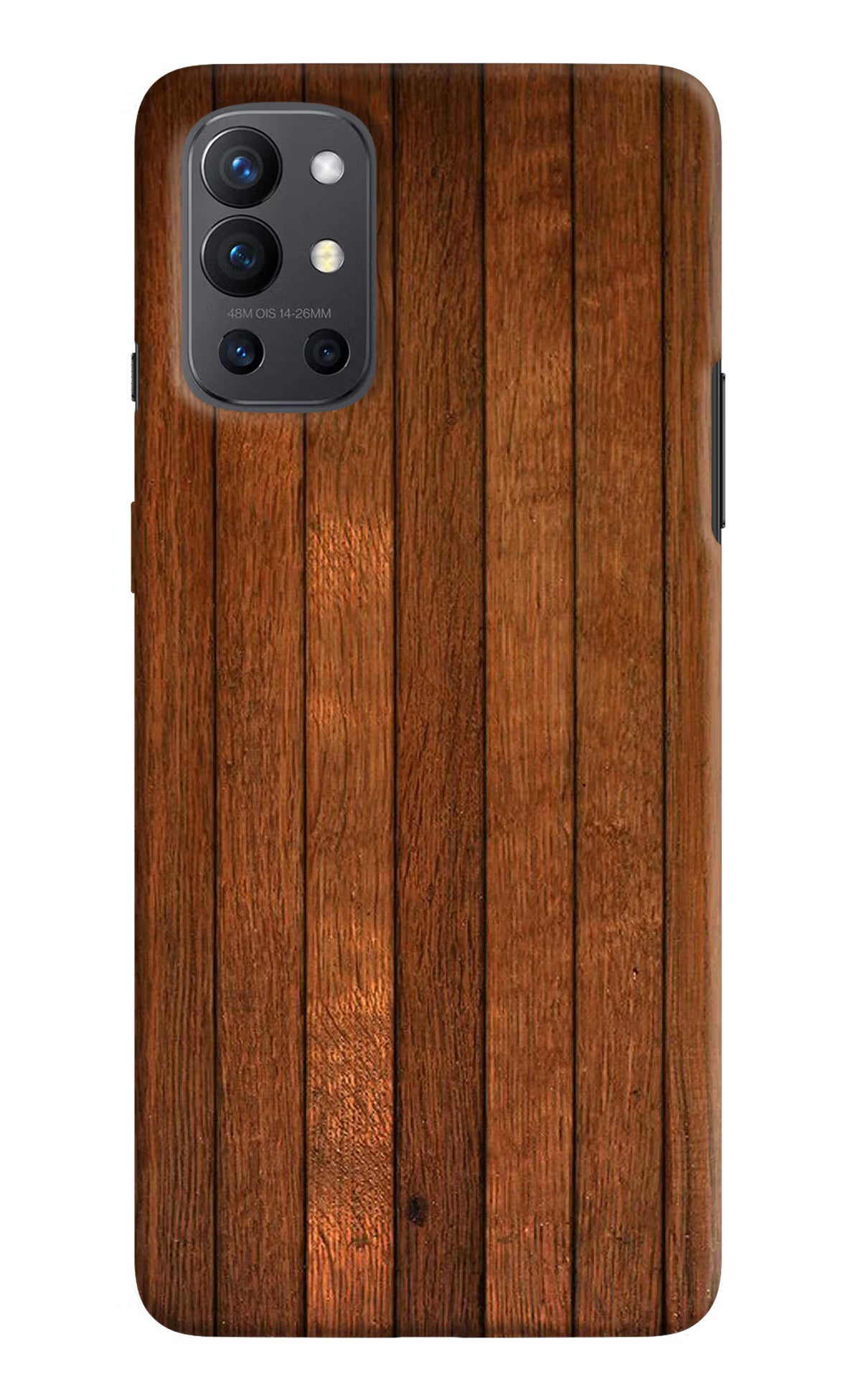 Wooden Artwork Bands Oneplus 9R Hard Case Back Cover by Casekaro