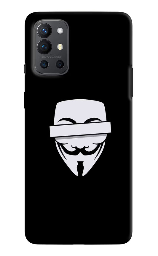 Anonymous Face Oneplus 9R Hard Case Back Cover by Casekaro