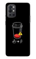 Coffee Oneplus 9R Hard Case Back Cover by Casekaro
