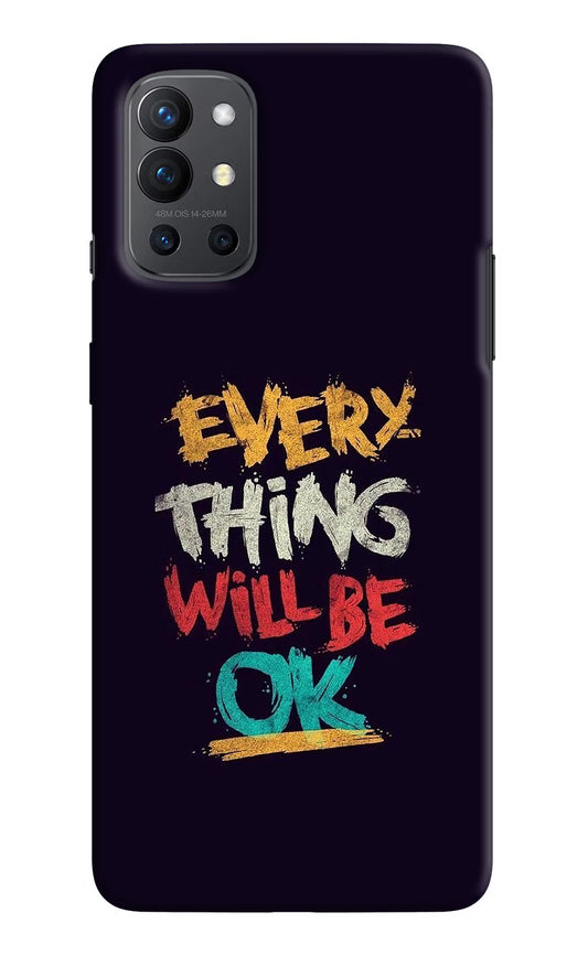 Everything Will Be Ok Oneplus 9R Hard Case Back Cover by Casekaro