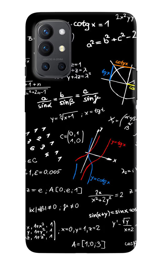 Mathematics Formula Oneplus 9R Hard Case Back Cover by Casekaro