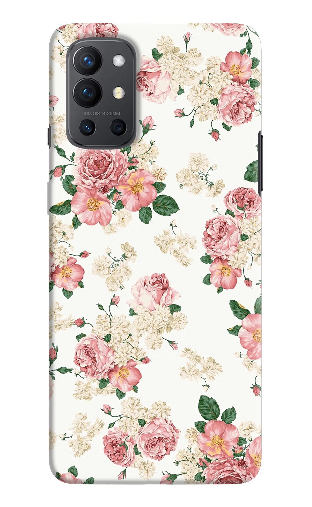 Flowers Oneplus 9R Hard Case Back Cover by Casekaro