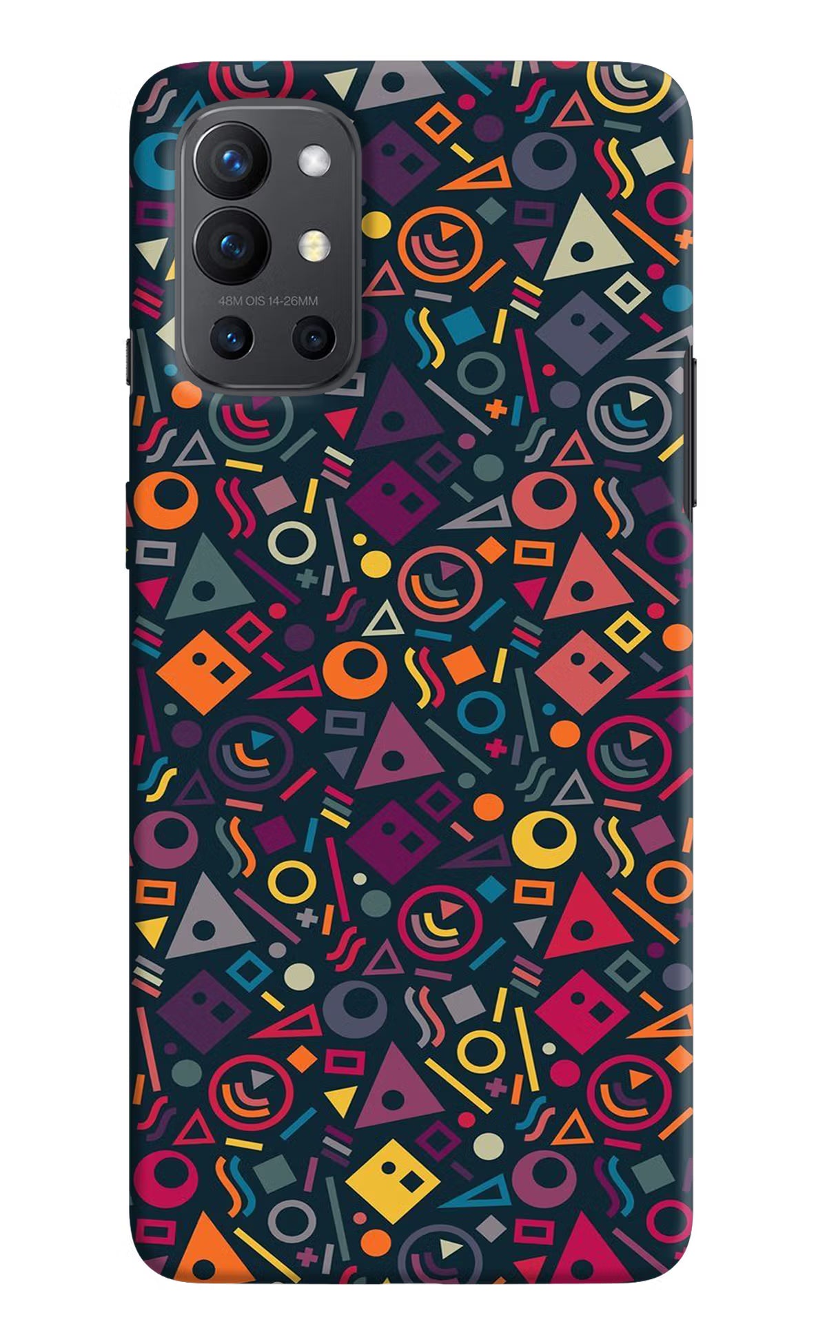 Geometric Abstract Oneplus 9R Hard Case Back Cover by Casekaro