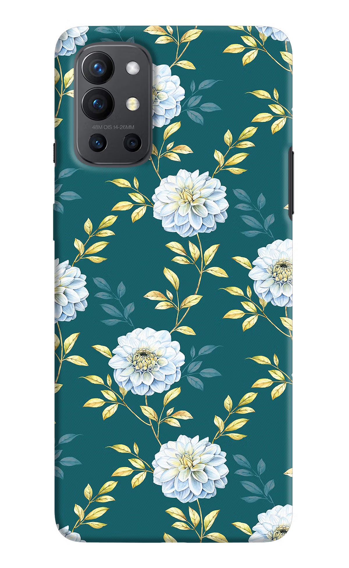 Flowers Oneplus 9R Hard Case Back Cover by Casekaro