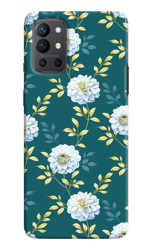 Flowers Oneplus 9R Hard Case Back Cover by Casekaro
