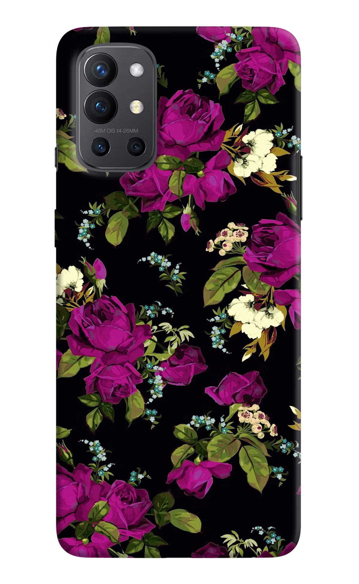 Flowers Oneplus 9R Hard Case Back Cover by Casekaro