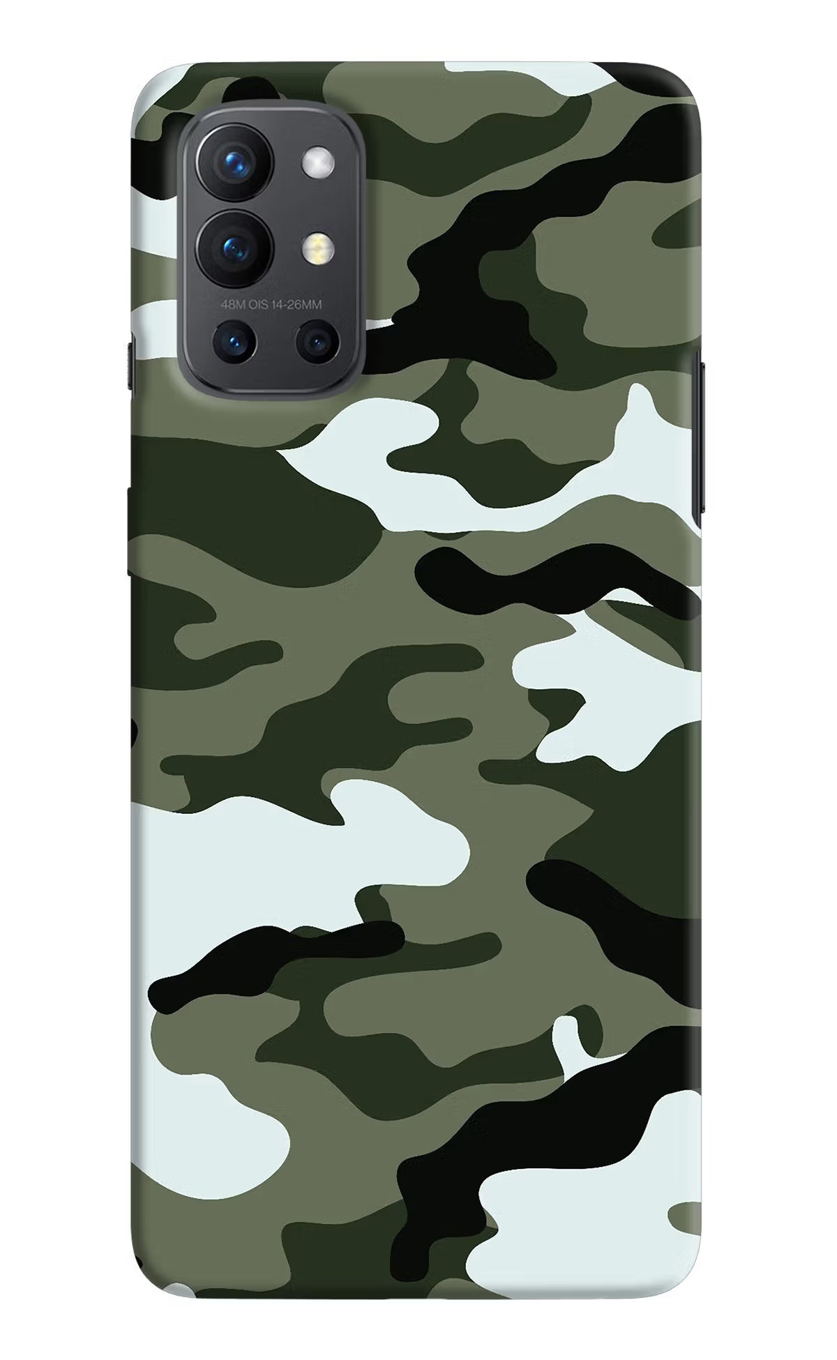 Camouflage Oneplus 9R Hard Case Back Cover by Casekaro