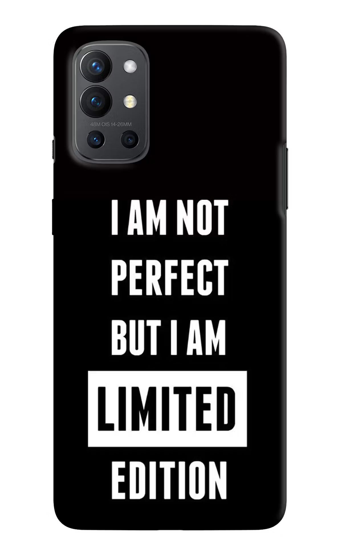I Am Not Perfect But I Am Limited Edition Oneplus 9R Hard Case Back Cover by Casekaro