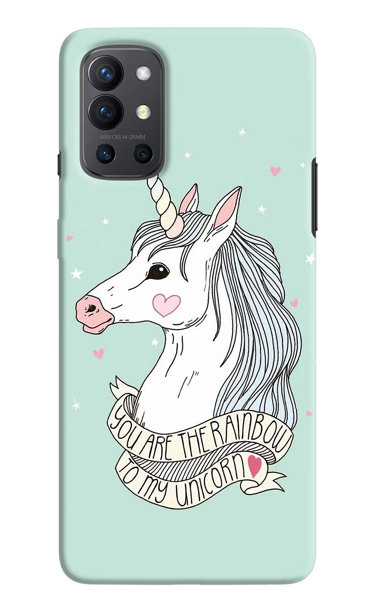 Unicorn Wallpaper Oneplus 9R Hard Case Back Cover by Casekaro