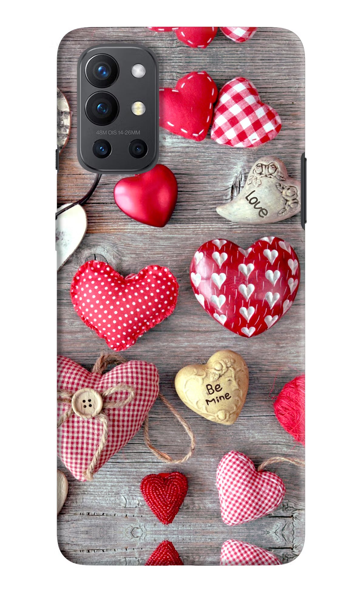 Love Wallpaper Oneplus 9R Hard Case Back Cover by Casekaro