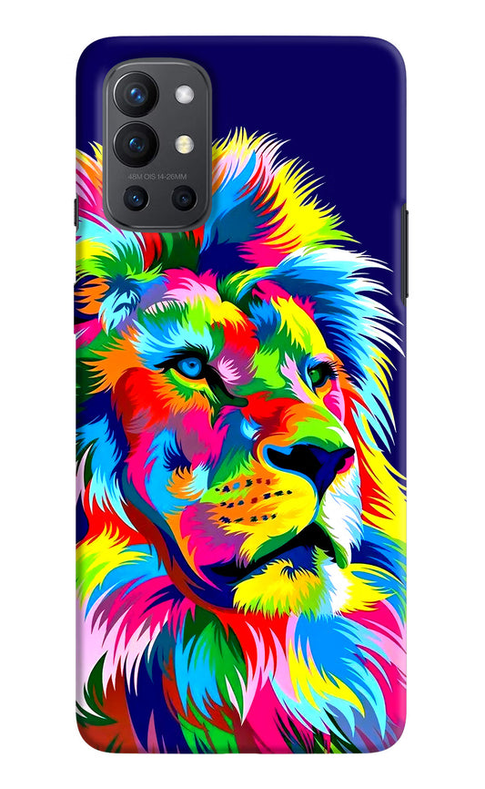 Vector Art Lion Oneplus 9R Hard Case Back Cover by Casekaro