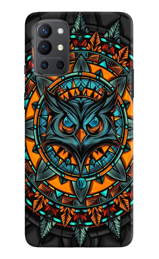 Angry Owl Art Oneplus 9R Hard Case Back Cover by Casekaro
