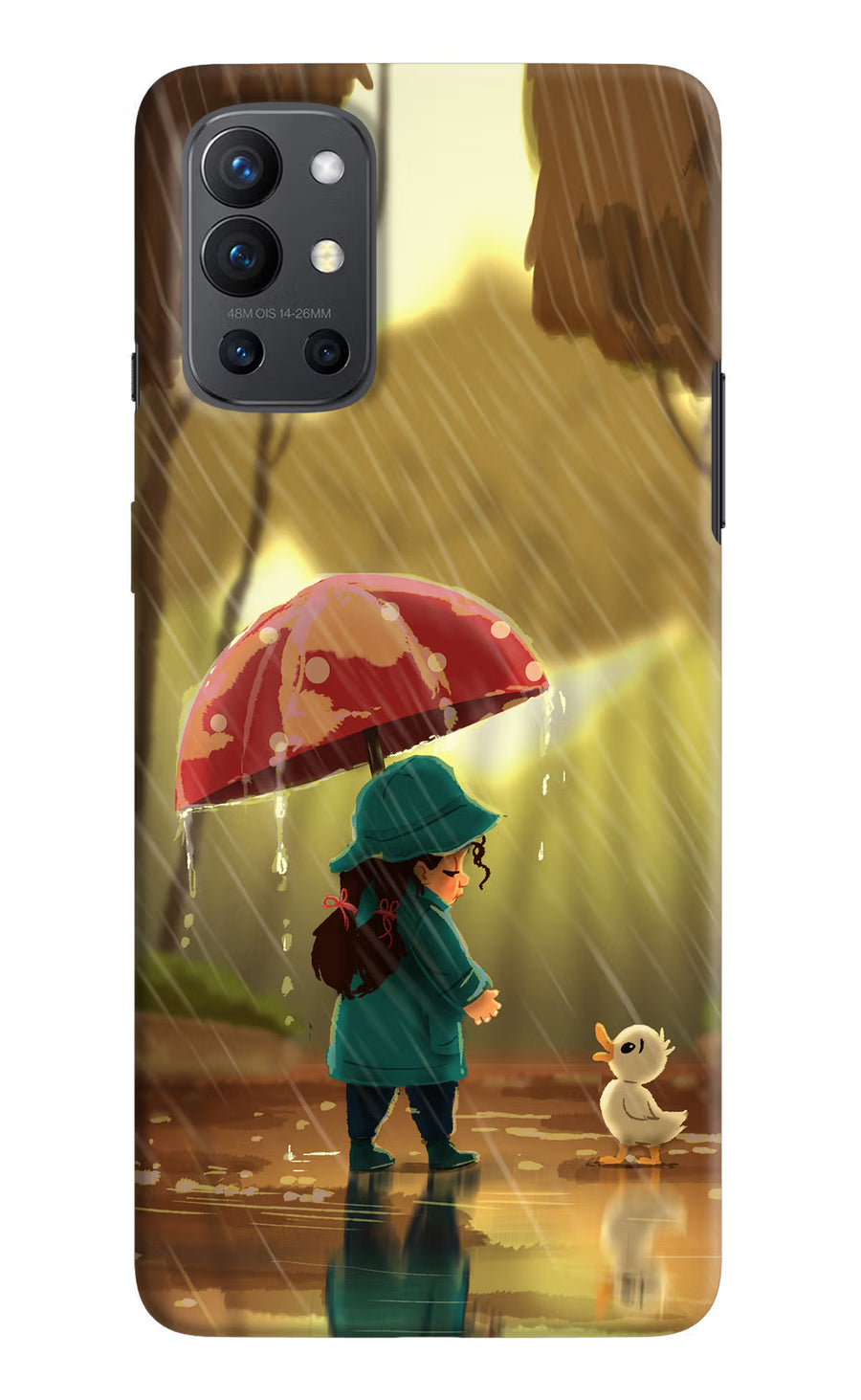 Rainy Day Oneplus 9R Back Cover, Hard case