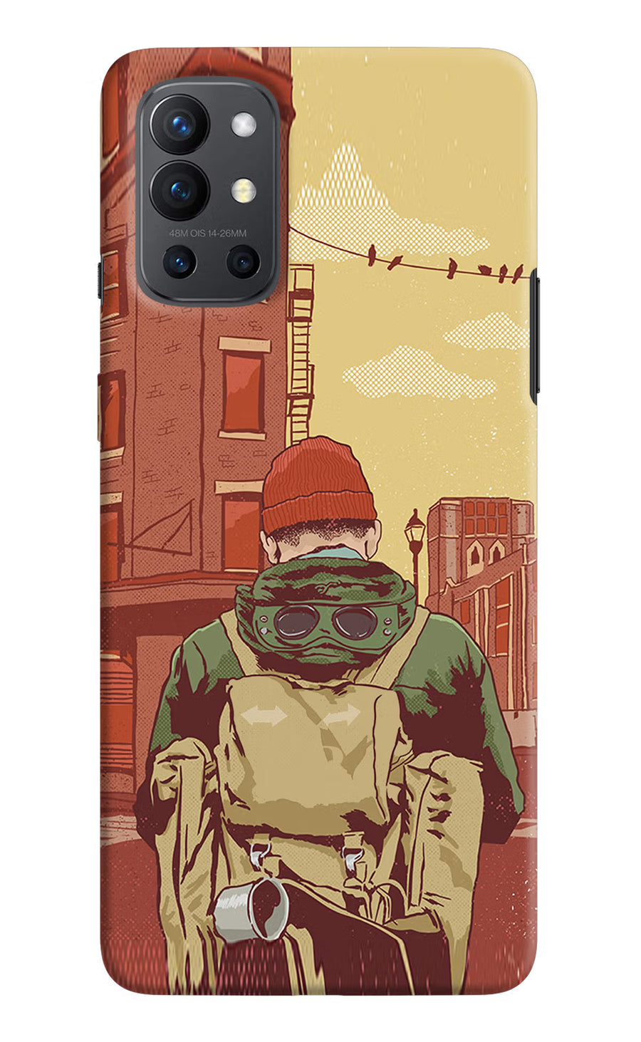 Adventurous Oneplus 9R Back Cover, Hard case
