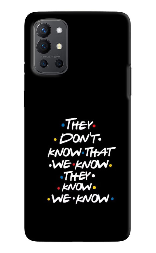 FRIENDS Dialogue Oneplus 9R Hard Case Back Cover by Casekaro