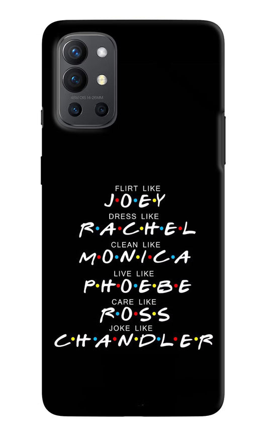FRIENDS Character Oneplus 9R Hard Case Back Cover by Casekaro