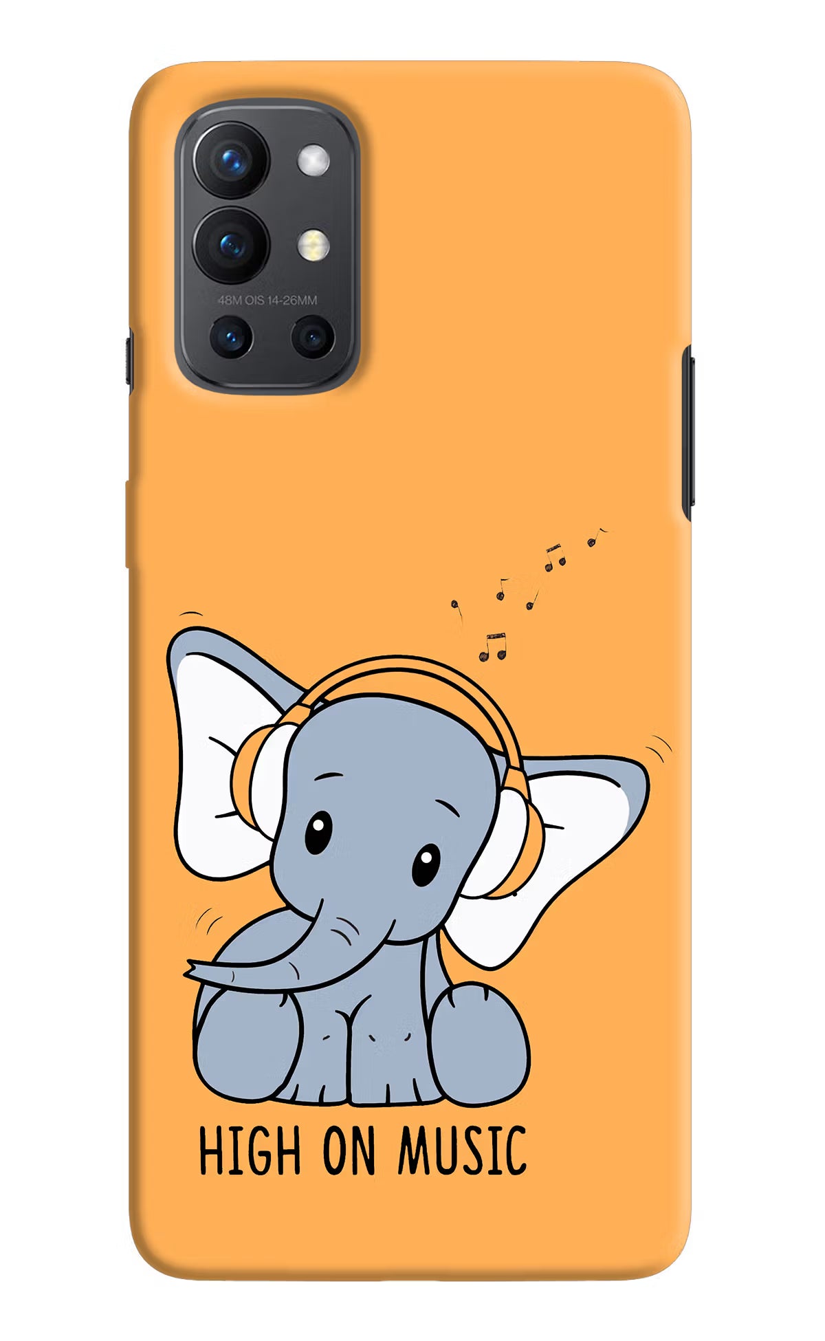 High On Music Oneplus 9R Hard Case Back Cover by Casekaro