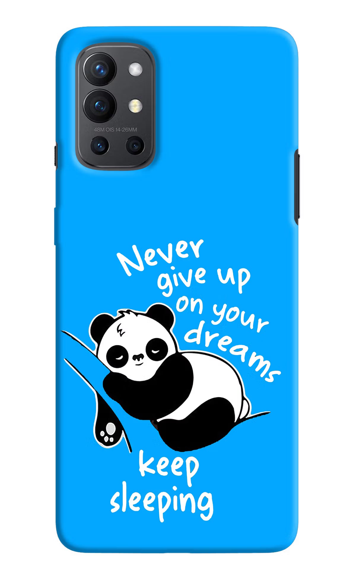 Keep Sleeping Oneplus 9R Hard Case Back Cover by Casekaro