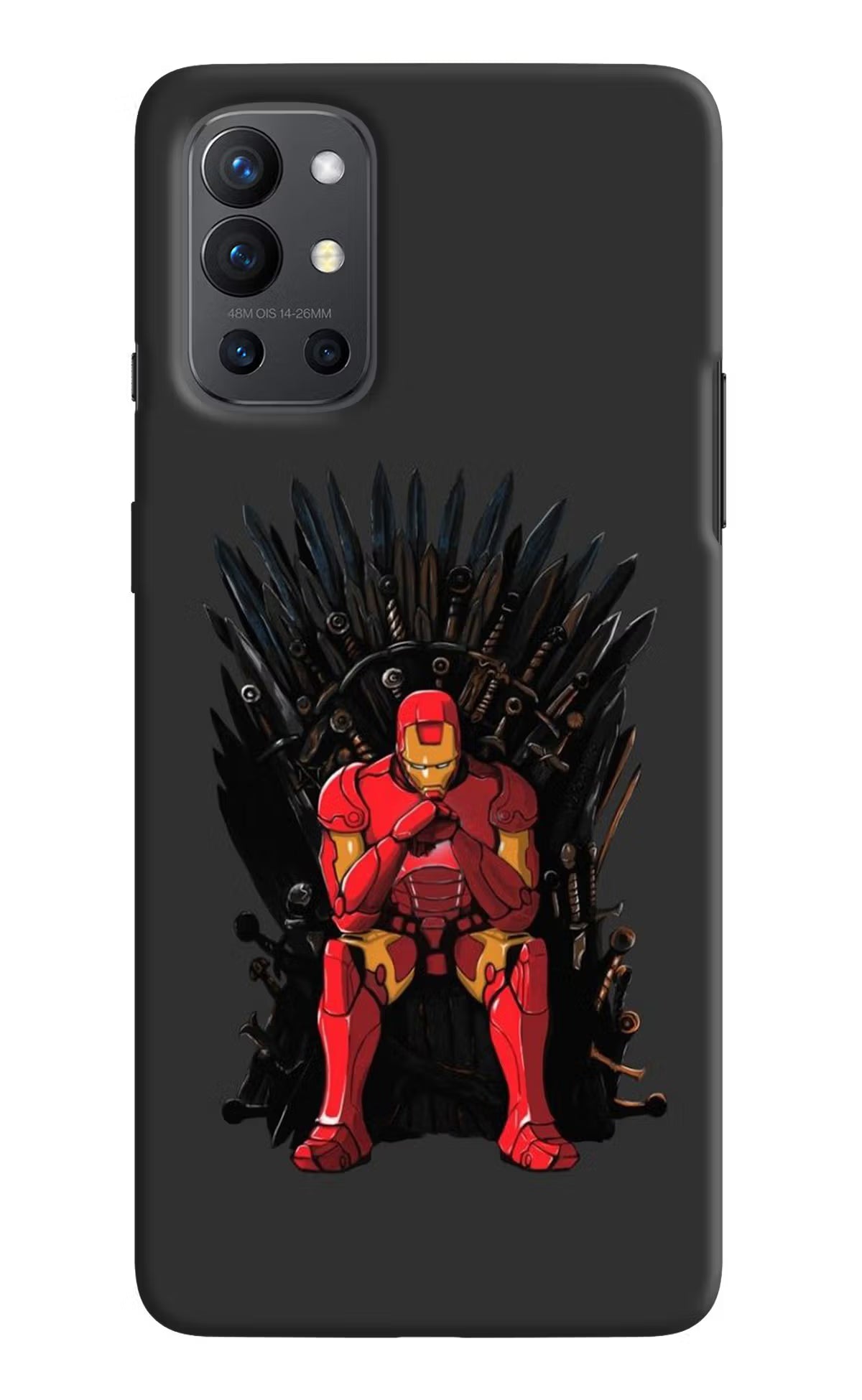 Ironman Throne Oneplus 9R Hard Case Back Cover by Casekaro