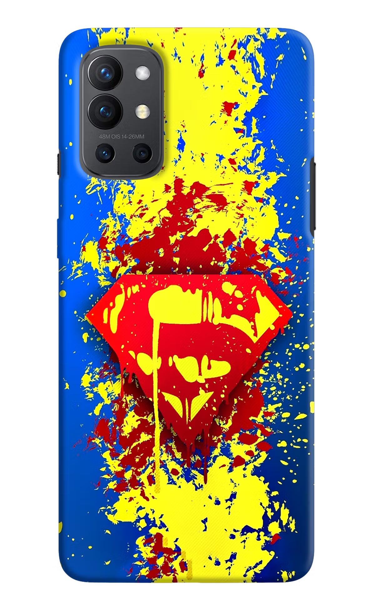 Superman logo Oneplus 9R Hard Case Back Cover by Casekaro