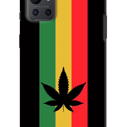 Weed Flag Oneplus 9R Hard Case Back Cover by Casekaro