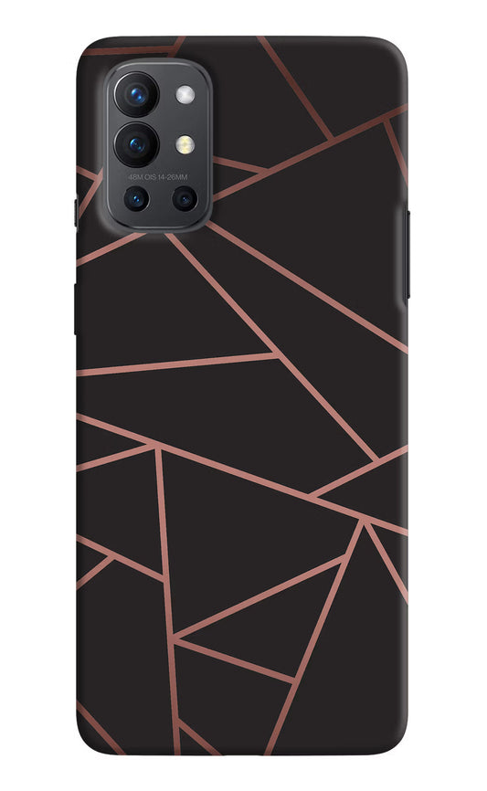 Geometric Pattern Oneplus 9R Hard Case Back Cover by Casekaro