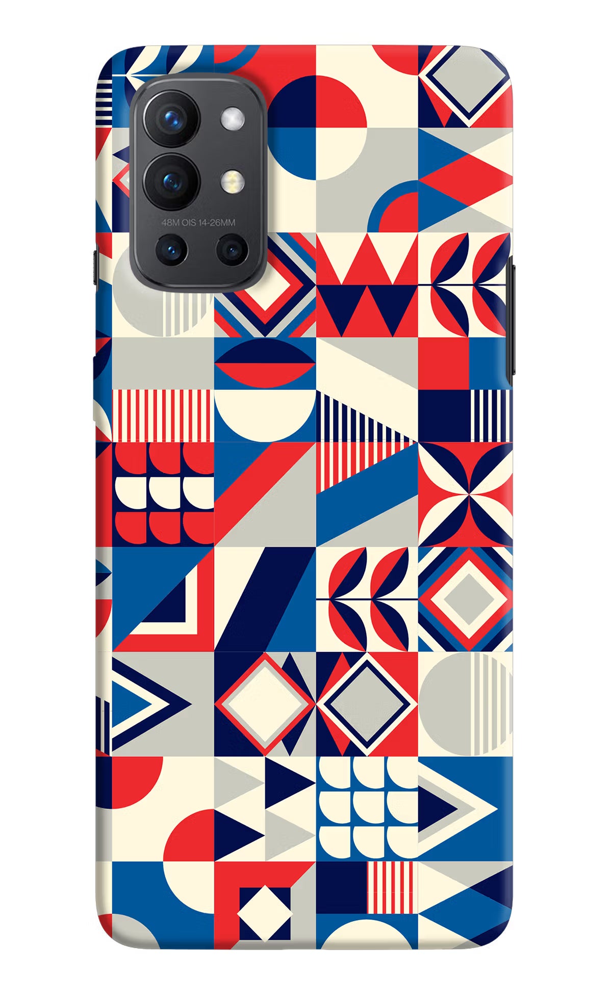 Colorful Pattern Oneplus 9R Hard Case Back Cover by Casekaro