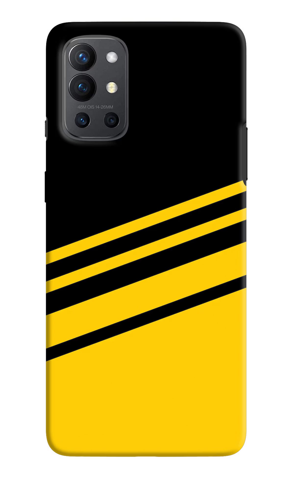 Yellow Shades Oneplus 9R Hard Case Back Cover by Casekaro