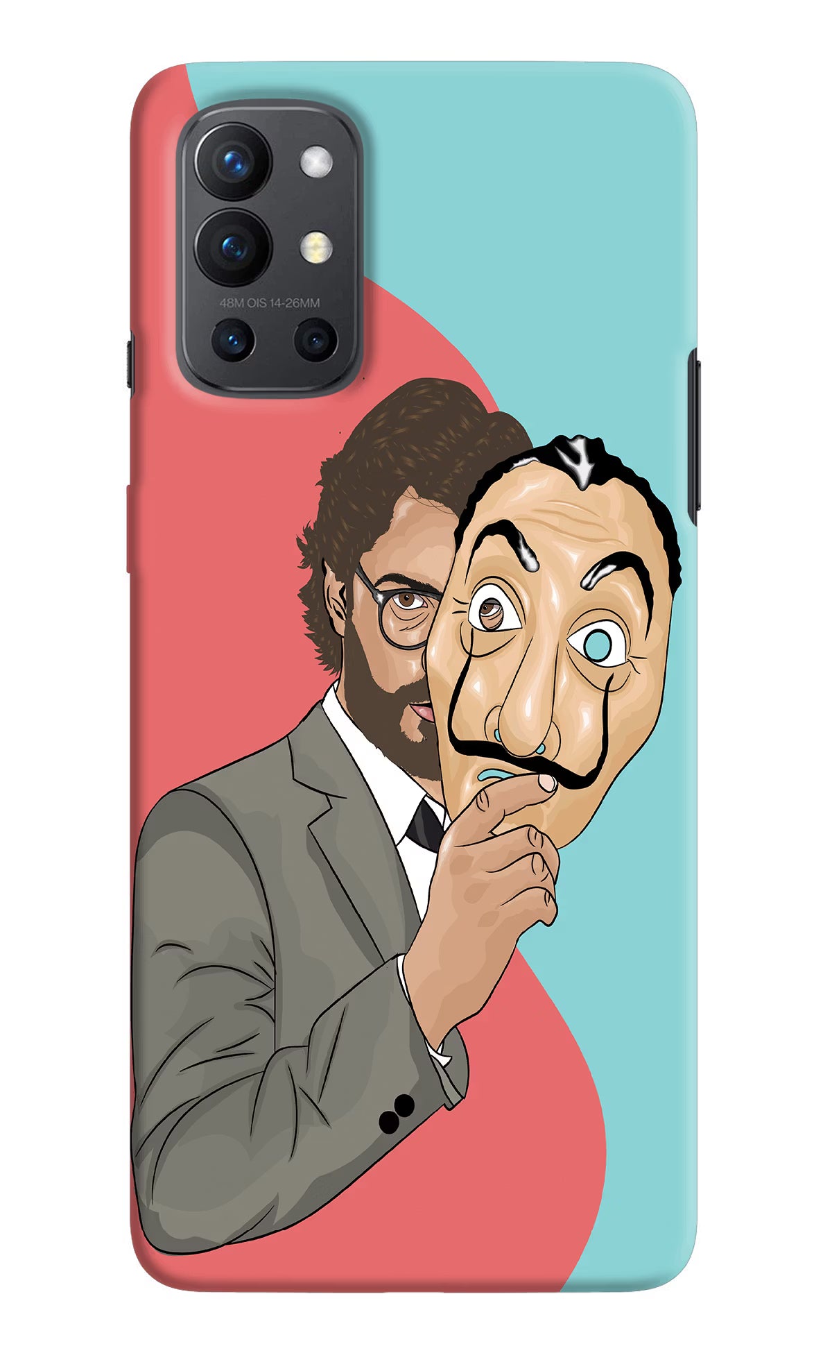 Professor Oneplus 9R Hard Case Back Cover by Casekaro