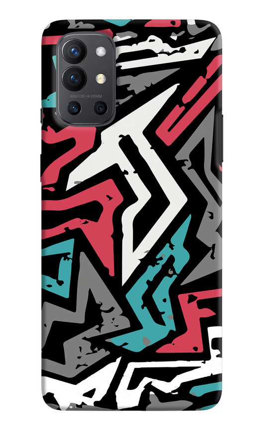 Geometric Graffiti Oneplus 9R Hard Case Back Cover by Casekaro