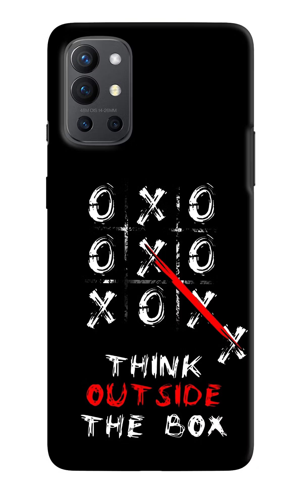 Think out of the BOX Oneplus 9R Hard Case Back Cover by Casekaro