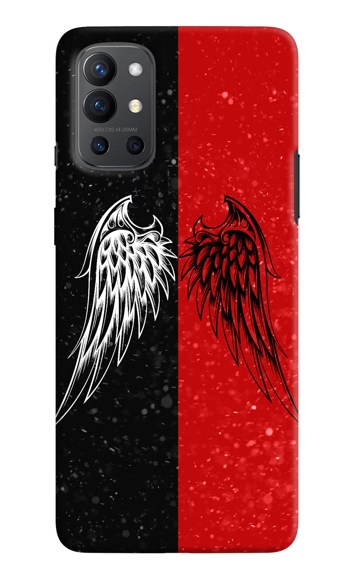 Wings Oneplus 9R Hard Case Back Cover by Casekaro