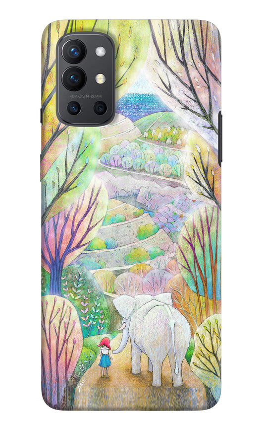 Nature Painting Oneplus 9R Hard Case Back Cover by Casekaro
