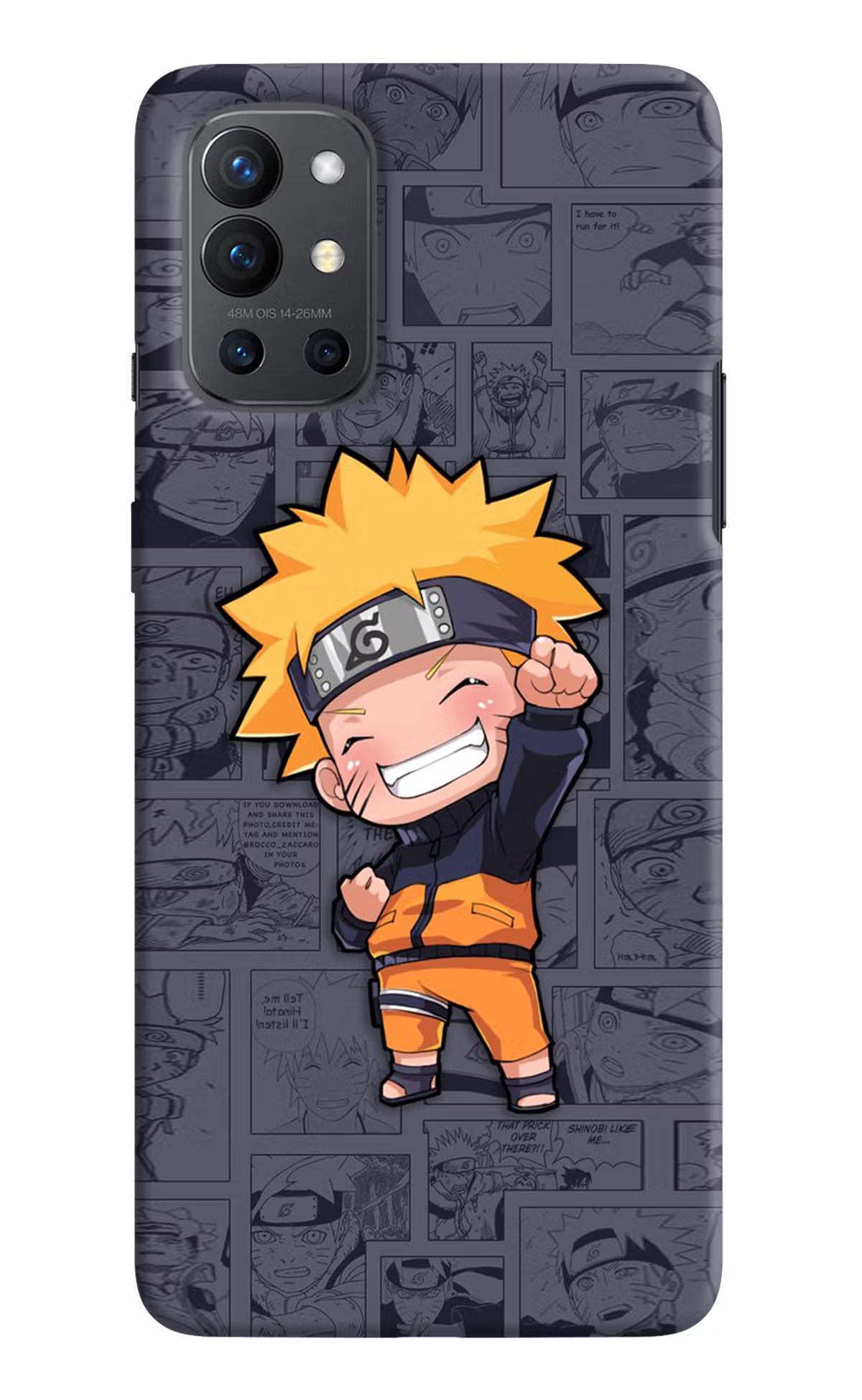 Chota Naruto Oneplus 9R Hard Case Back Cover by Casekaro