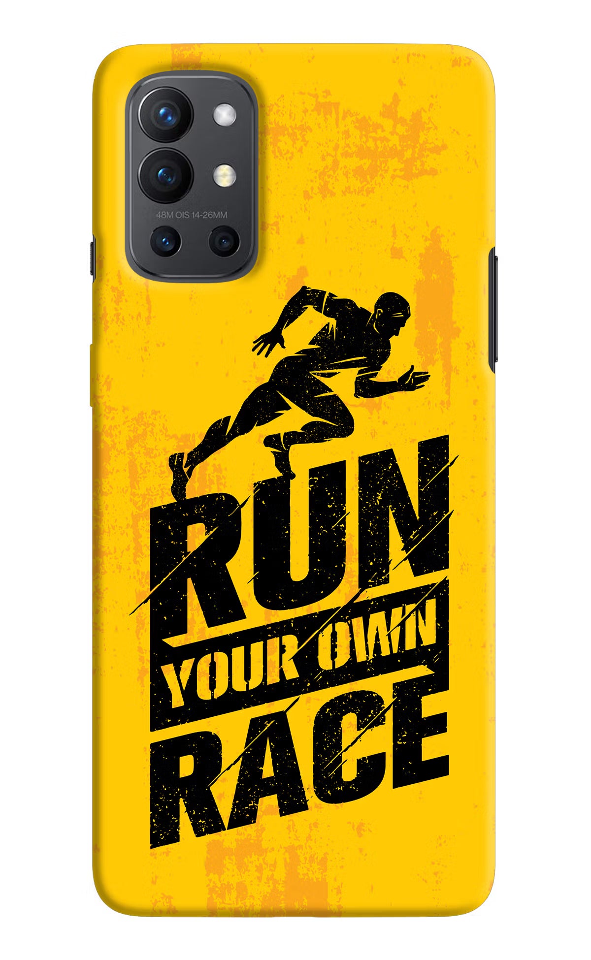 Run Your Own Race Oneplus 9R Hard Case Back Cover by Casekaro