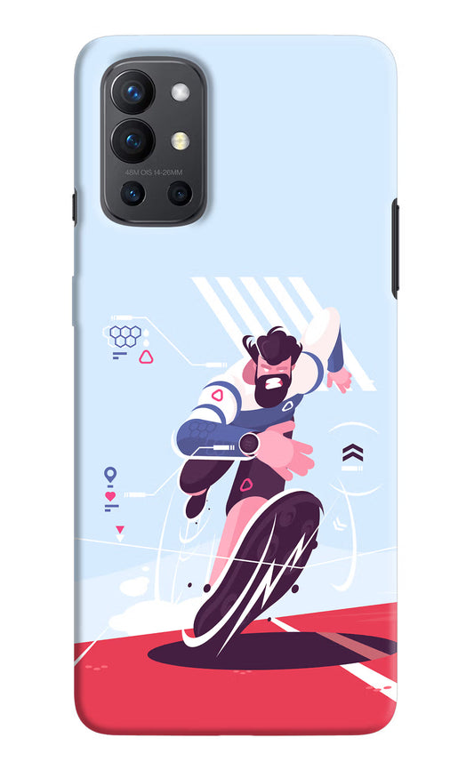 Run Pro Oneplus 9R Hard Case Back Cover by Casekaro